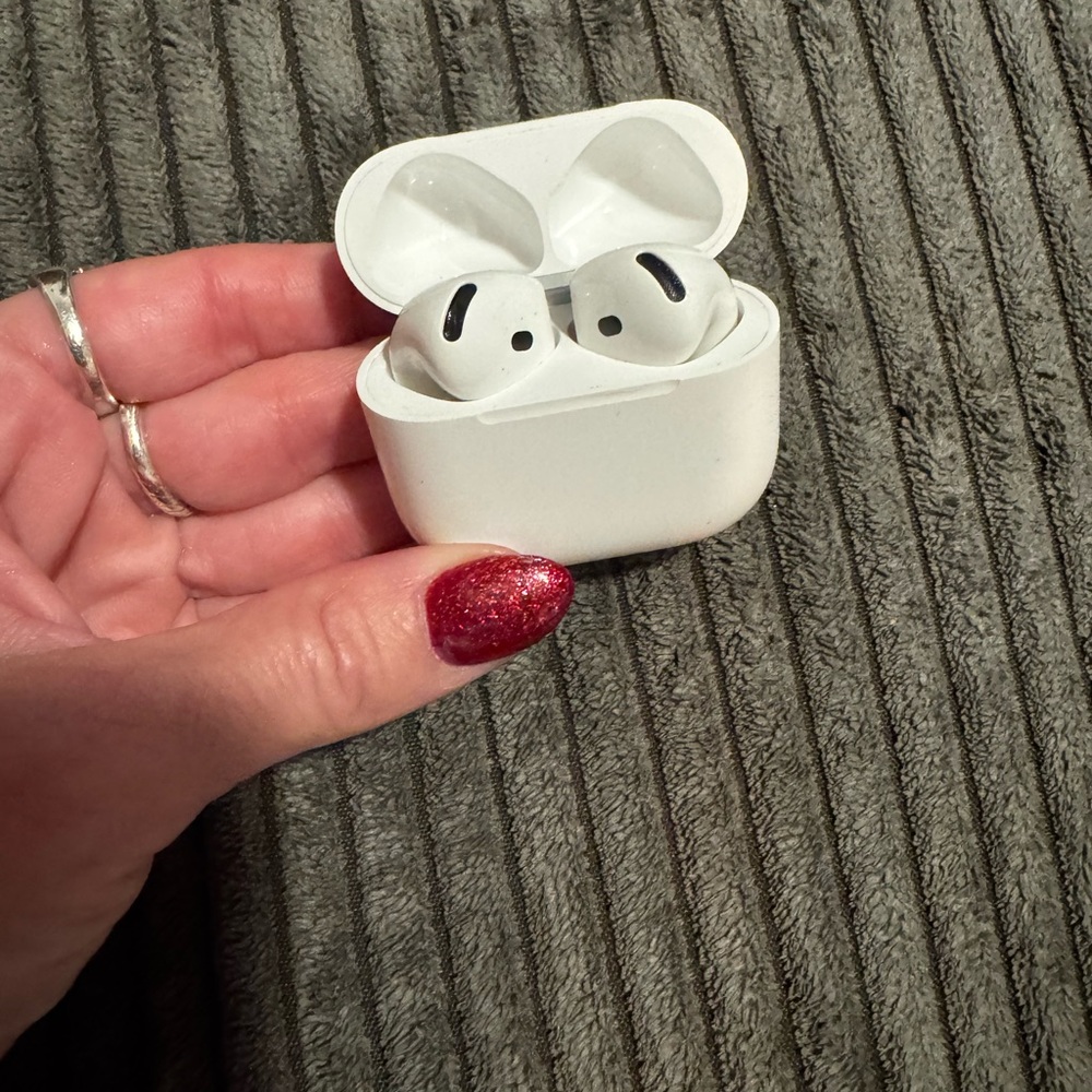 White AirPods Pro 4th Generation
